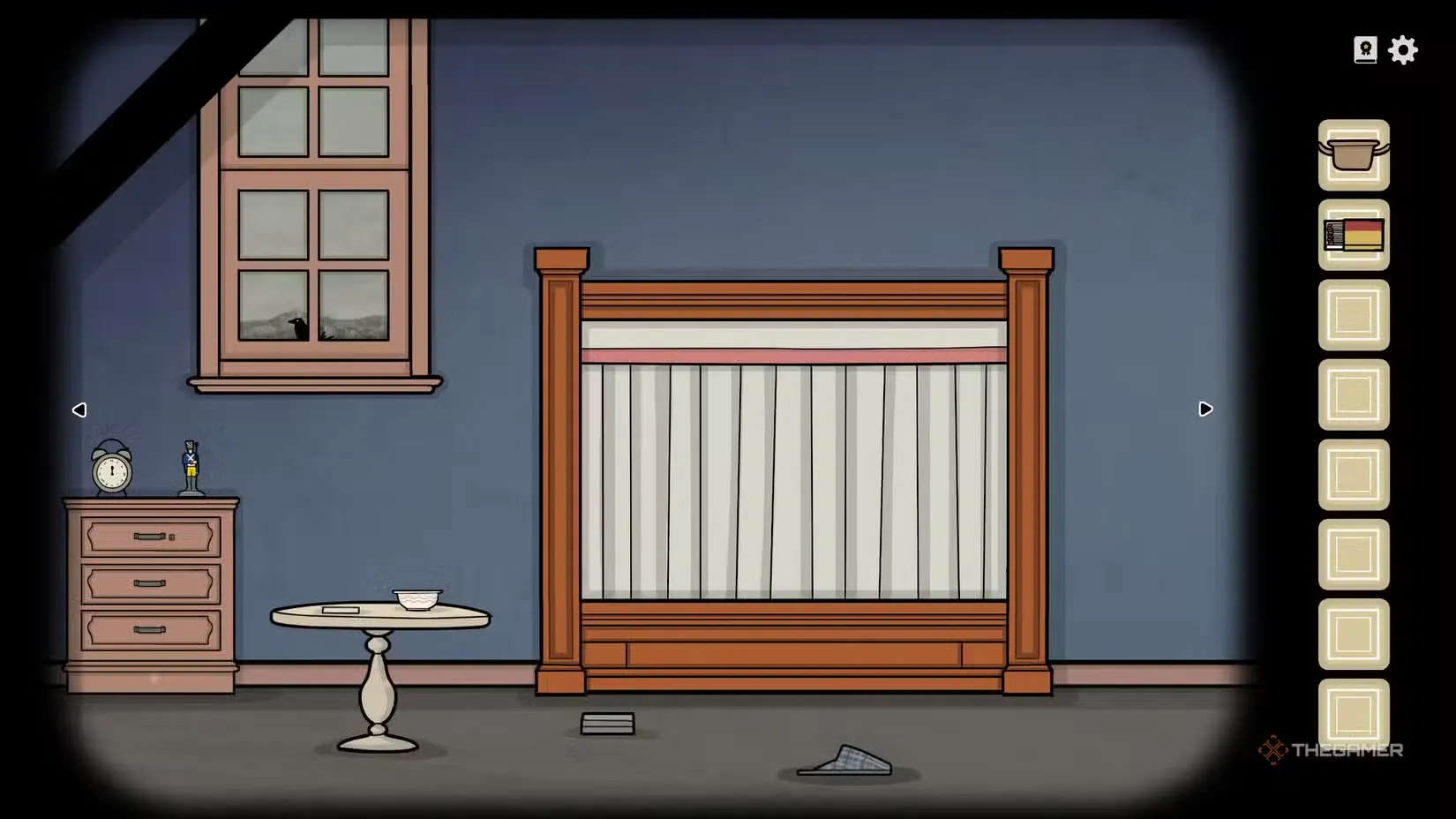 Aldous' bedroom in Servant of the Lake.